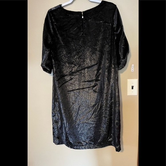 Gibson Latimer Shimmer Velvet Dress NEW - Picture 5 of 9